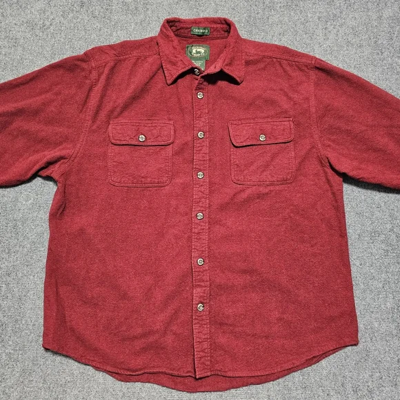 Vintage Stillwater Supply Co Chamois Flannel Button Up Shirt Mens 2XL Long Sleev - Picture 2 of 14